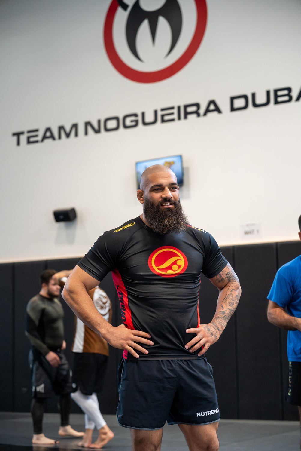 Pouya Rahmani at the Team Nogueira Dubai open mat